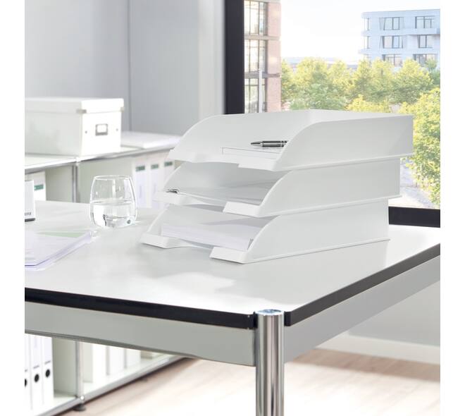 Brievenbak Leitz Plus standaard A4 wit