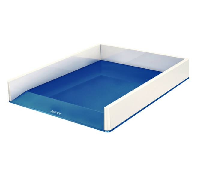 Brievenbak Leitz WOW wit/blauw