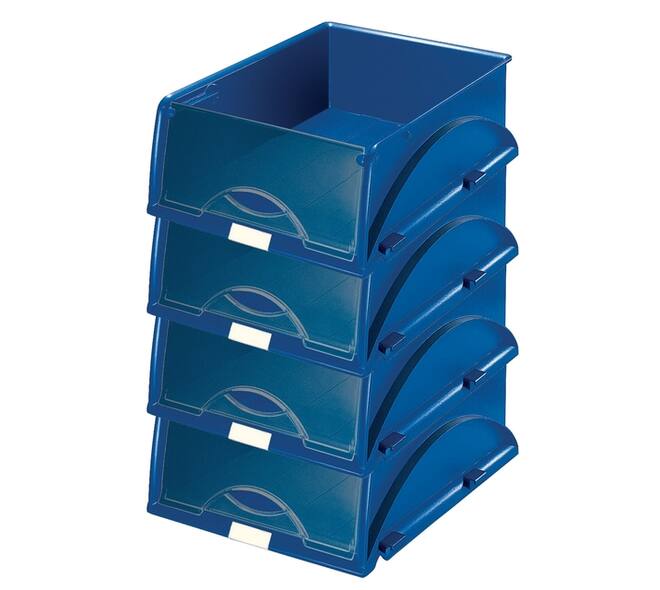 Sorteerbak Leitz 5231 Sorty met klep blauw