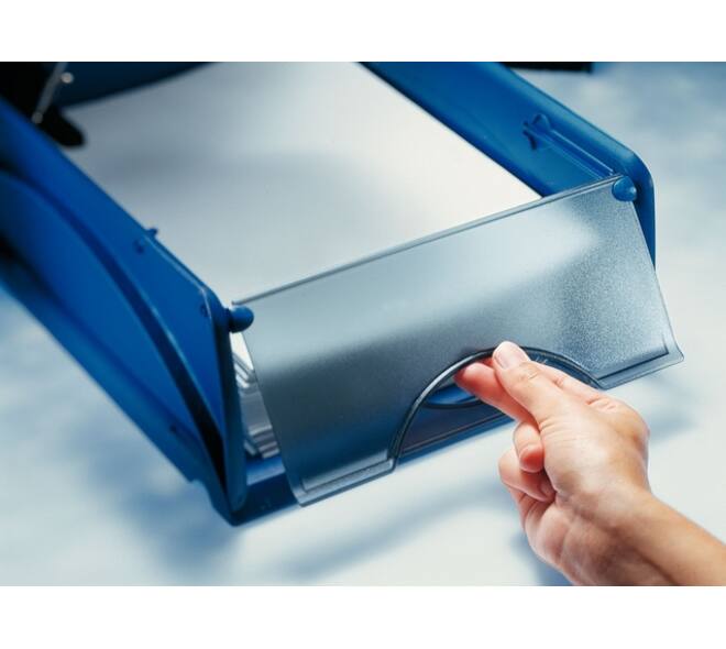 Sorteerbak Leitz 5231 Sorty met klep blauw