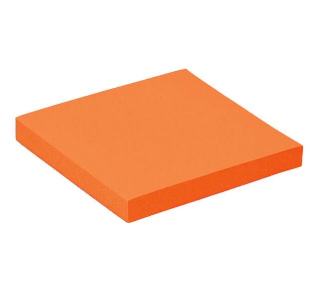 Memoblok Quantore 76x76mm neon oranje 100 vel