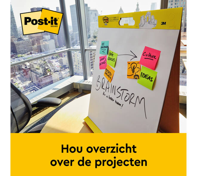Meeting chart Post-it Super Sticky 563 50.8x58.4cm wit 20 vel