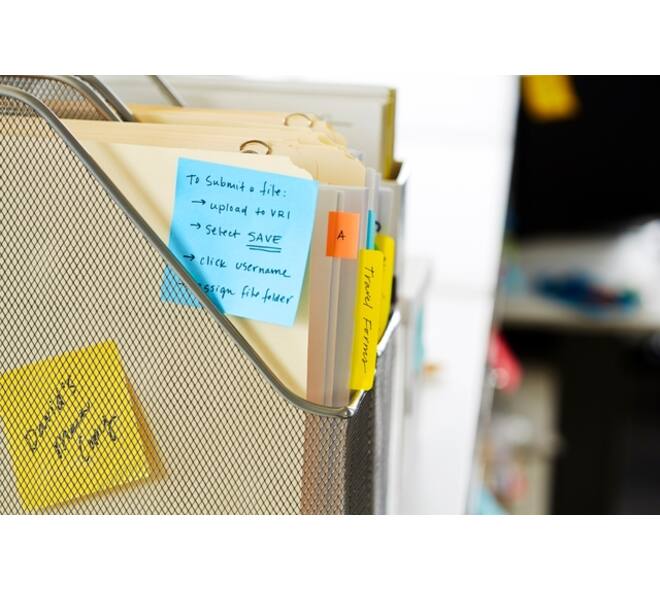 Memoblok Post-it 2028 76x76mm kubus pastel blauw
