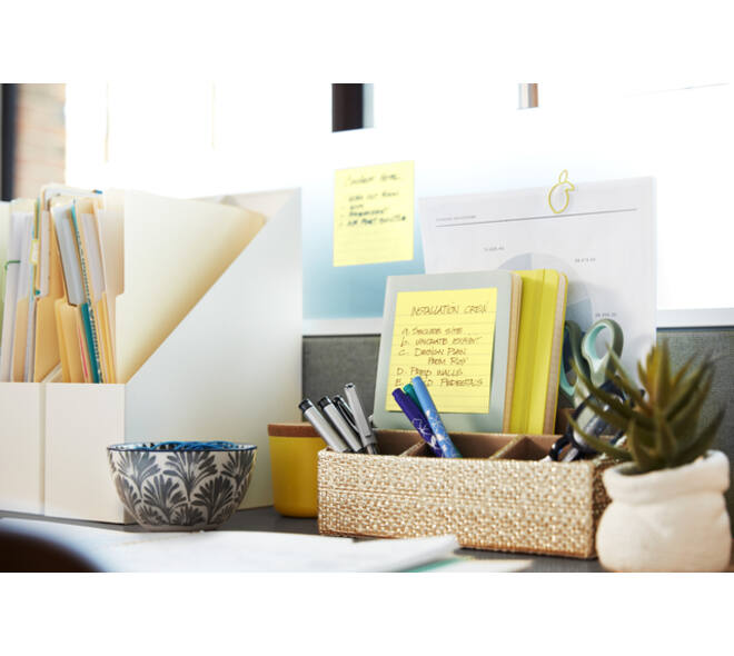 Memoblok Post-it 660 lijn 102x152mm canary yellow
