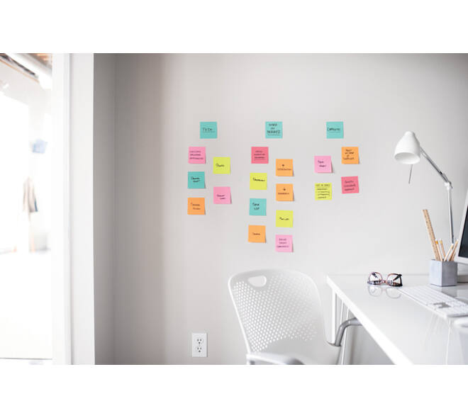 Memoblok Post-it 654 Super Sticky 76x76mm Carnival 6 stuks