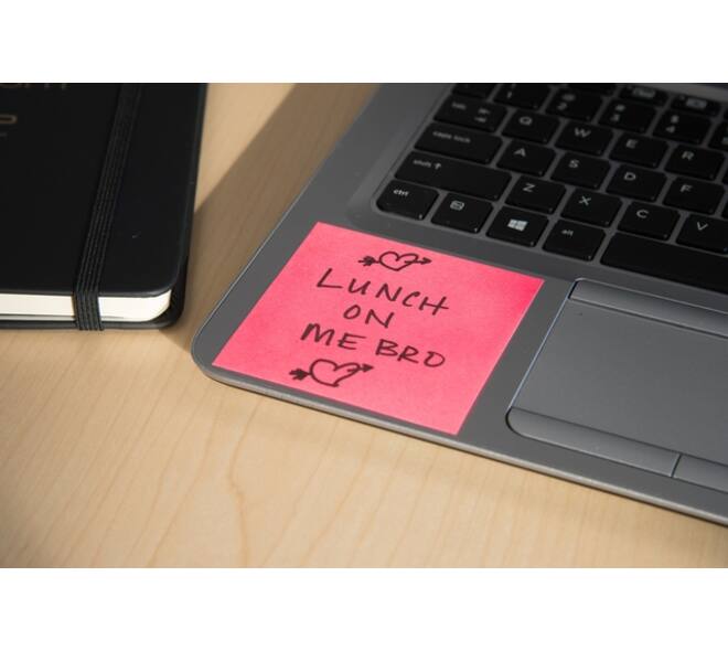 Memoblok Post-it 2028 76x76mm kubus pastel roze