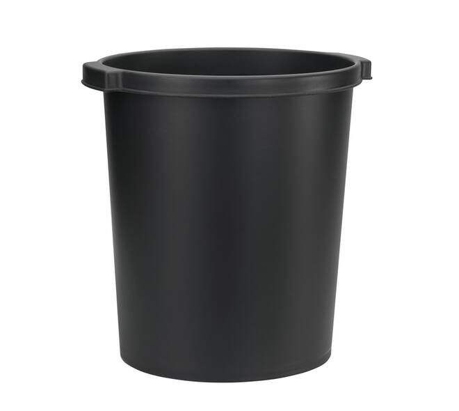 Papierbak Djois Re-Solution 15liter met griprand zwart