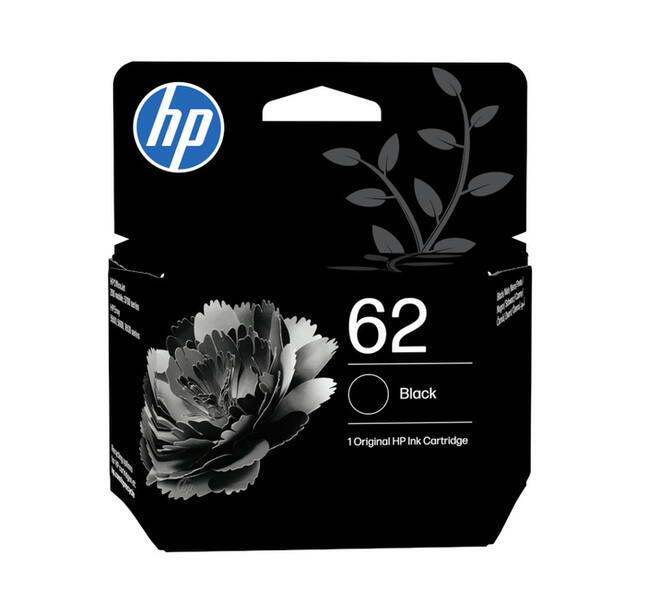 Inktcartridge HP C2P04AE 62 zwart