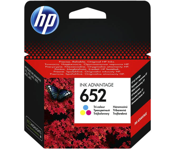 Inktcartridge  HPF6V24AE 652 kleur
