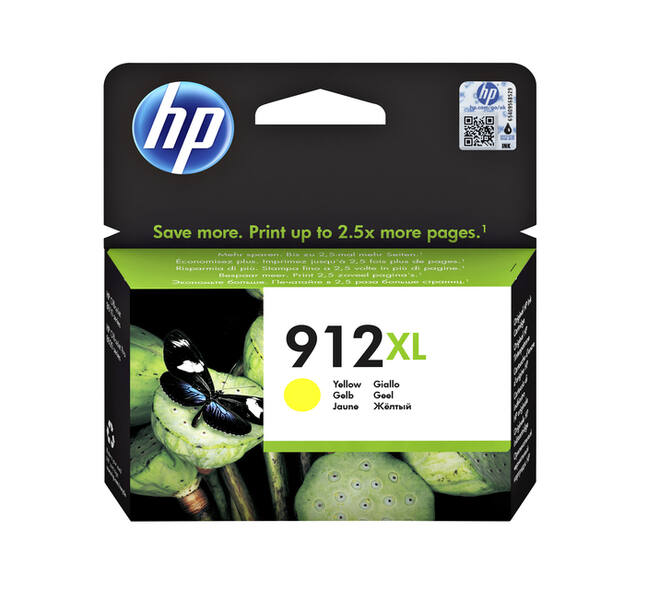 Inktcartridge HP 3YL83AE 912XL geel