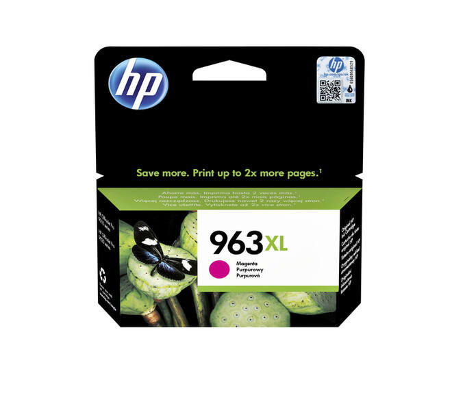 Inktcartridge HP 3JA28AE 963XL rood