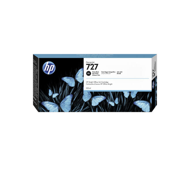 Inktcartridge HP F9J79A 727 foto zwart
