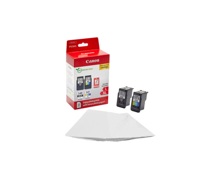 Inktcartridge Canon PG-540L CL-541XL zw+kl+papier