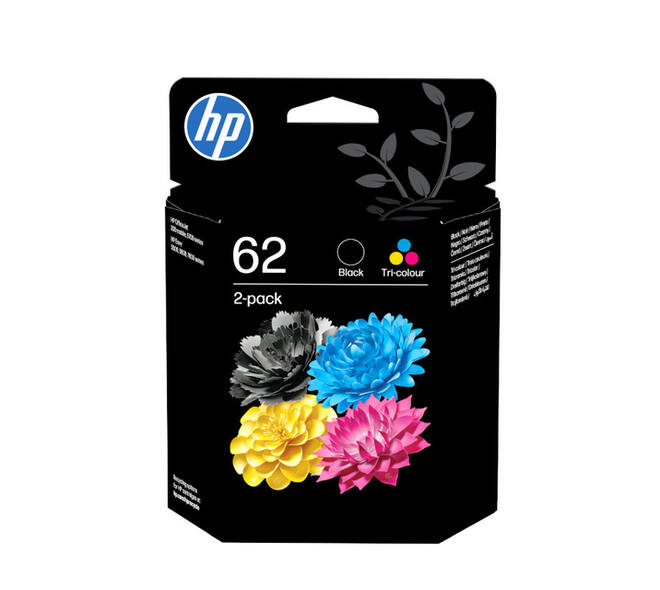 Inktcartridge HP N9J71AE 62  zwart + kleur