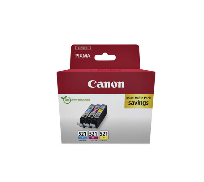 Inktcartridge Canon CLI-521 3 kleuren