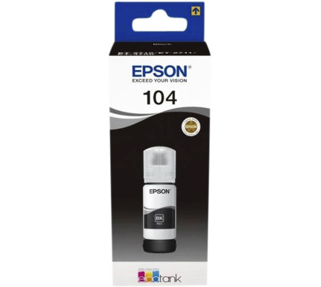 Navulinkt Epson 104 T00P140 zwart