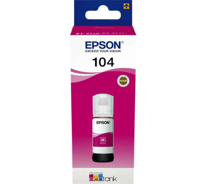 Navulinkt Epson 104 T00P340 rood
