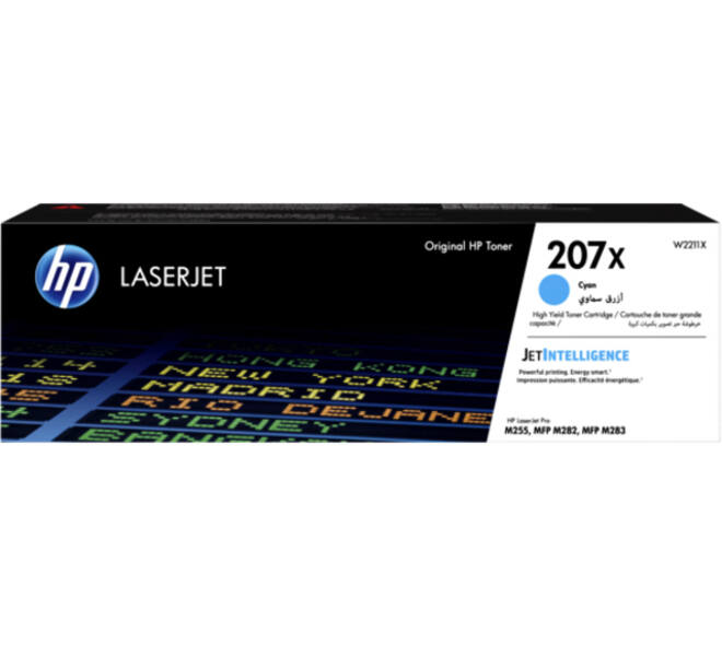 Tonercartridge HP W2211X 207X blauw