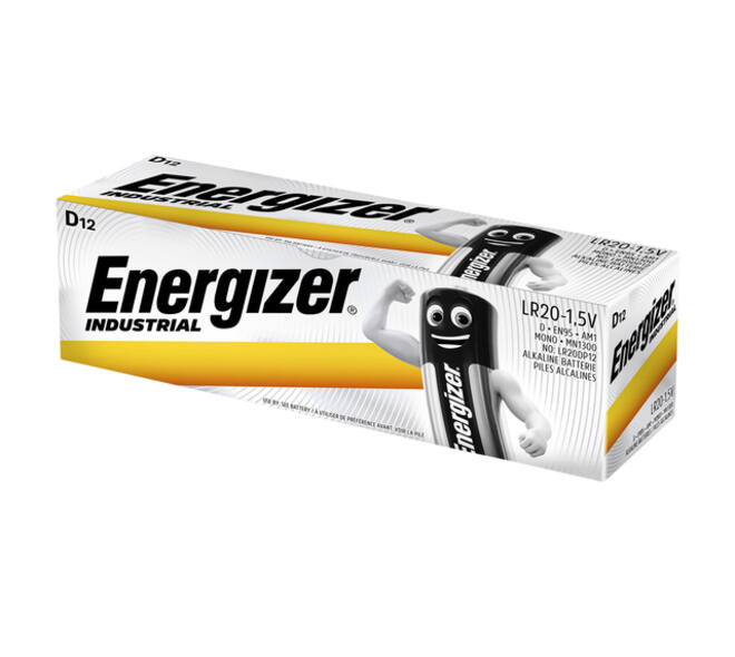 Batterij Energizer Industrial 12x D alkaline