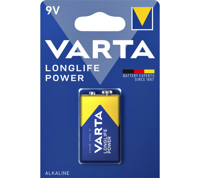 Batterij VARTA Longlife Power 9Volt