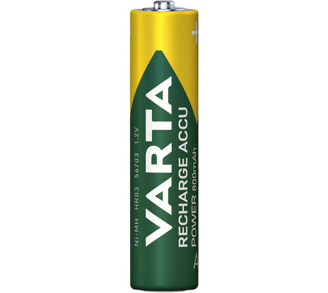 Batterij oplaadbaar VARTA 2x AAA 800mAh ready2use