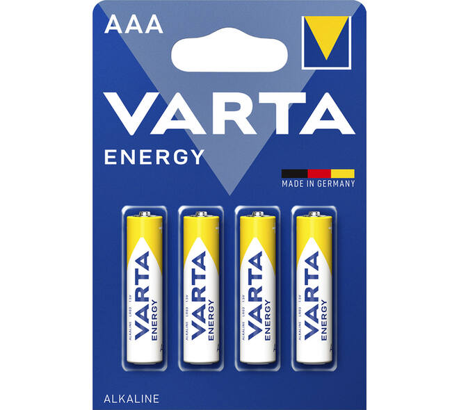 Batterij VARTA Energy 4x AAA