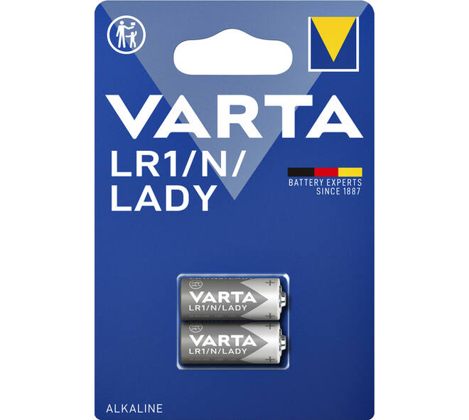 Batterij VARTA 2x LR1/N/Lady alkaline