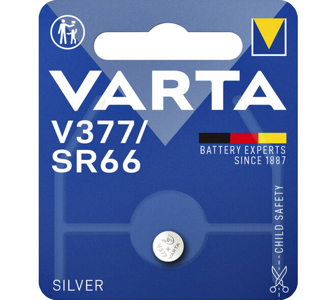 Batterij VARTA knoopcel 1x V377 horloge