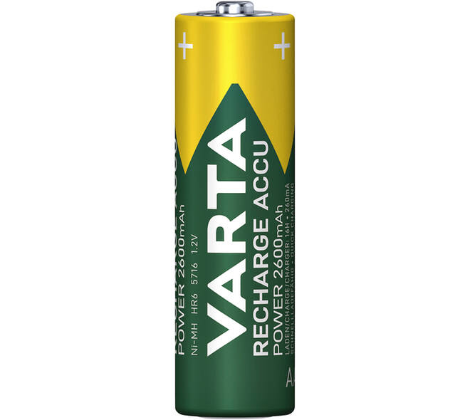 Batterij oplaadbaar VARTA 2x AA 2600mAh ready2use
