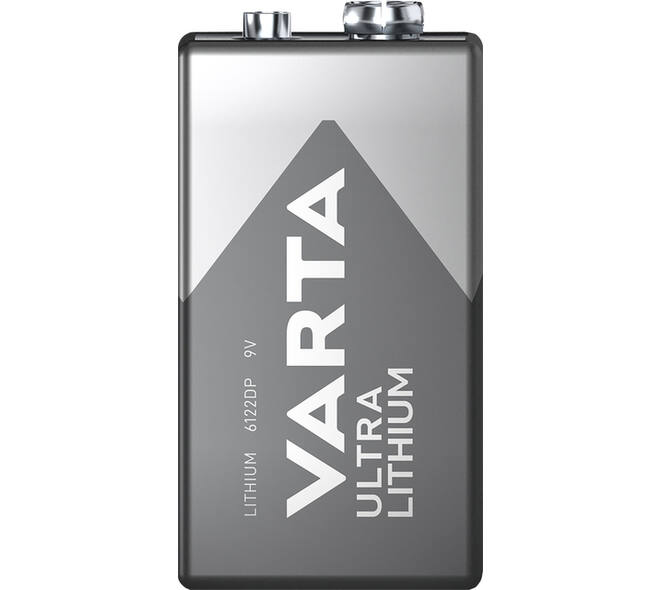 Batterij VARTA Ultra lithium 9Volt