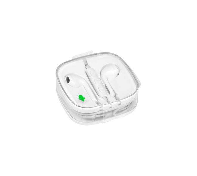 Oortelefoon Green Mouse met 3.5mm jack aansluiting