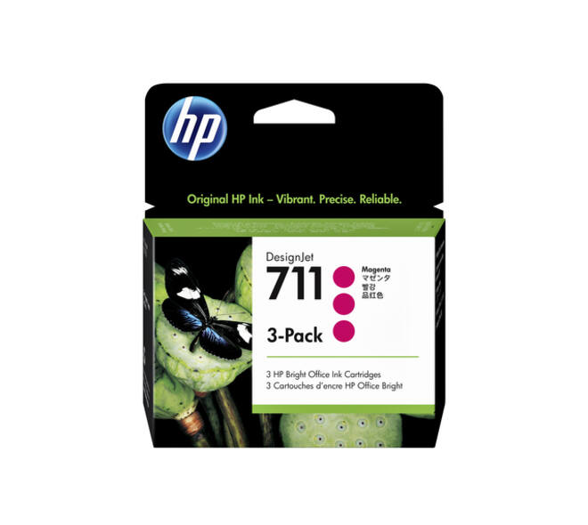 Inktcartridge HP CZ135A 711 rood