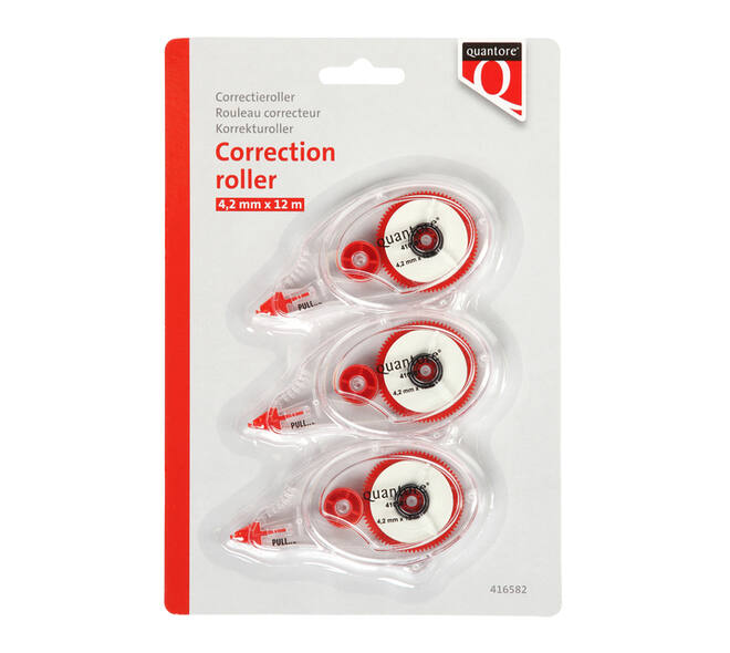 Correctieroller Quantore 4.2mm blister á 3 stuks