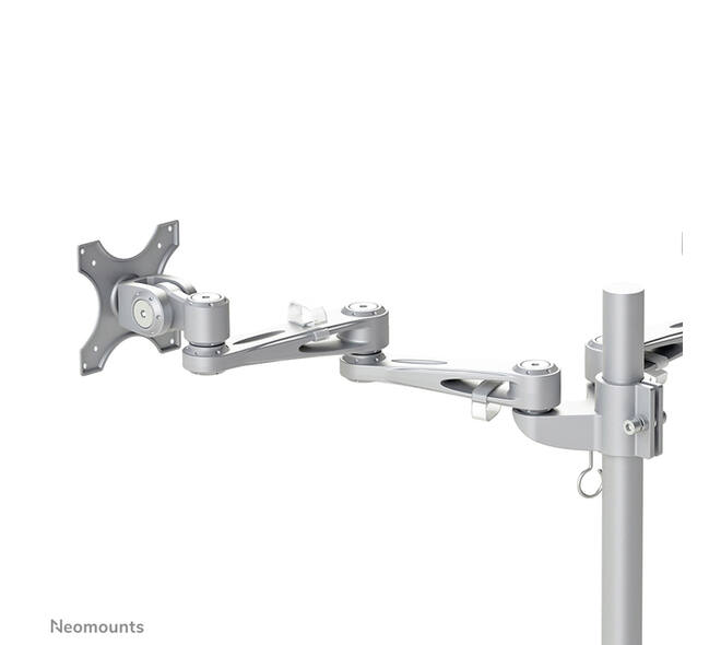 Monitorarm Neomounts D935DG 2x10-27" doorvoer zilvergrijs