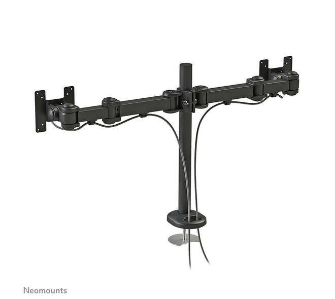 Monitorarm Neomounts D960DG doorvoerklem zwart