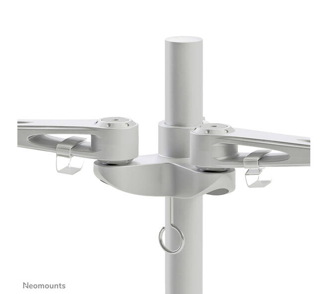 Monitorarm Neomounts D935D 2x10-27" met klem zilvergrijs