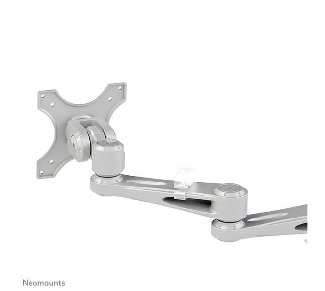 Monitorarm Neomounts D935D 2x10-27" met klem zilvergrijs