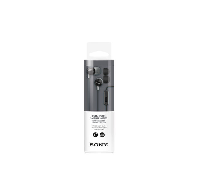 Oortelefoon Sony EX15AP basic zwart