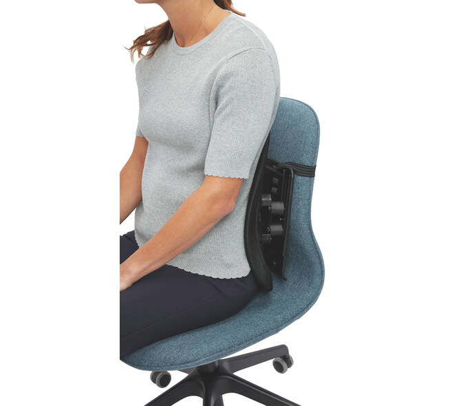 Rugsteun Kensington smartfit zwart