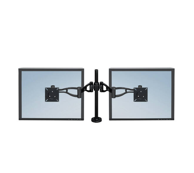 Monitorarm Fellowes Vista dubbel zwart