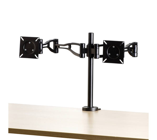 Monitorarm Fellowes Vista dubbel zwart