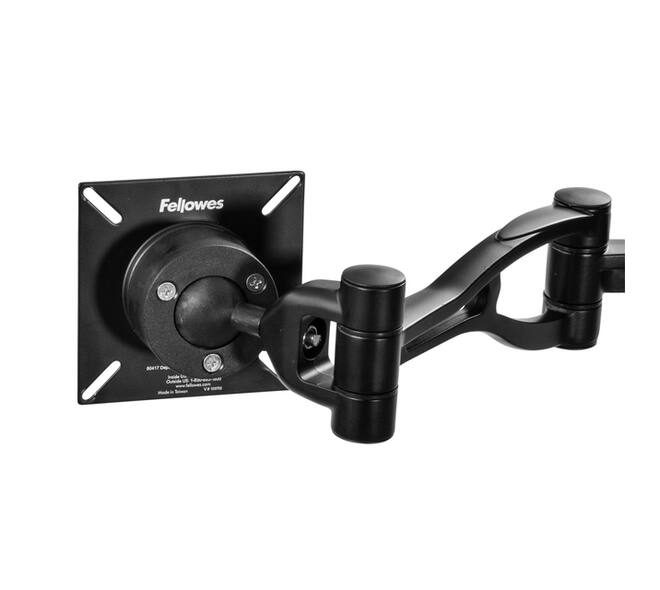 Monitorarm Fellowes Vista dubbel zwart