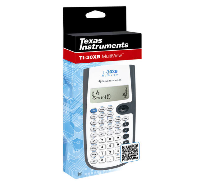 Rekenmachine TI-30XB multiview