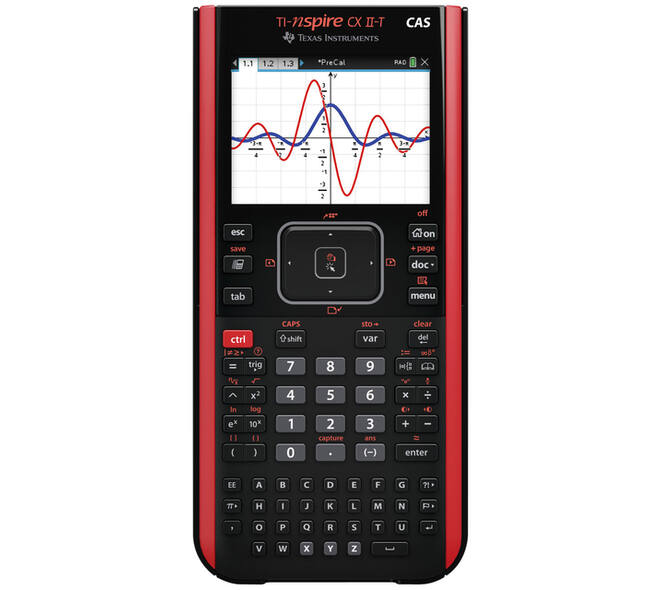 Rekenmachine TI Nspire CX II-T CAS