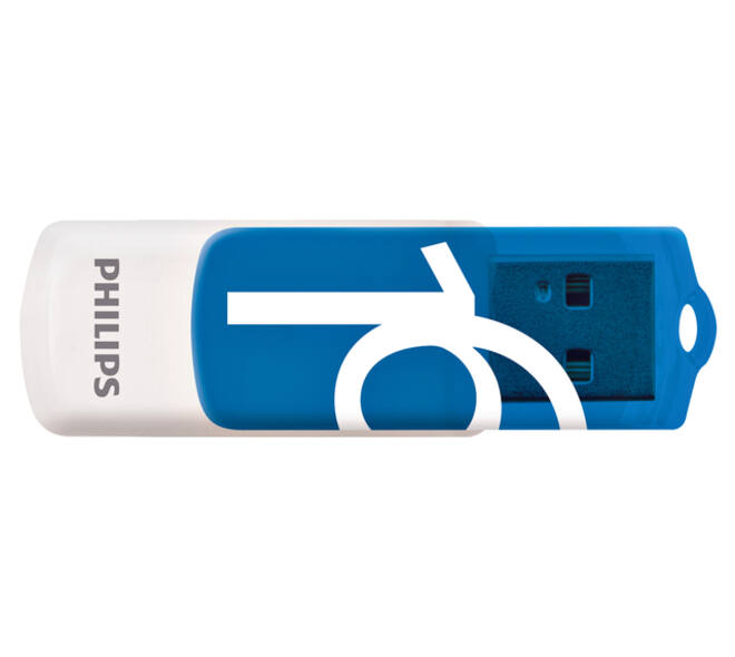 USB stick 2.0 Philips Vivid USB-A 16GB blauw