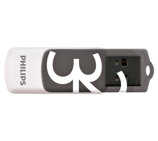 USB stick 2.0 Philips Vivid USB-A 32GB grijs