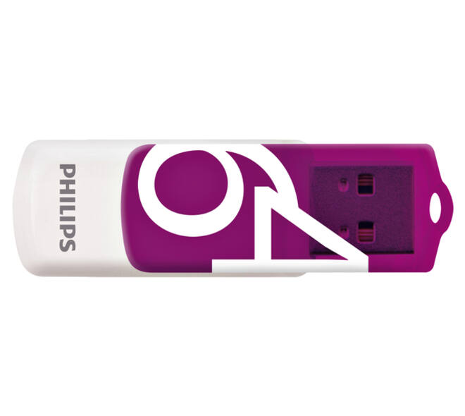 USB stick 2.0 Philips Vivid USB-A 64GB paars