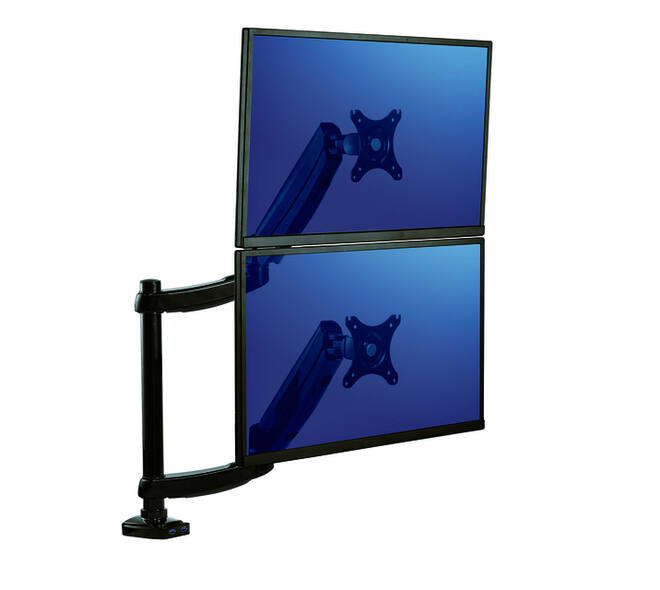 Monitorarm Fellowes Platinum Series dubbel verticaal