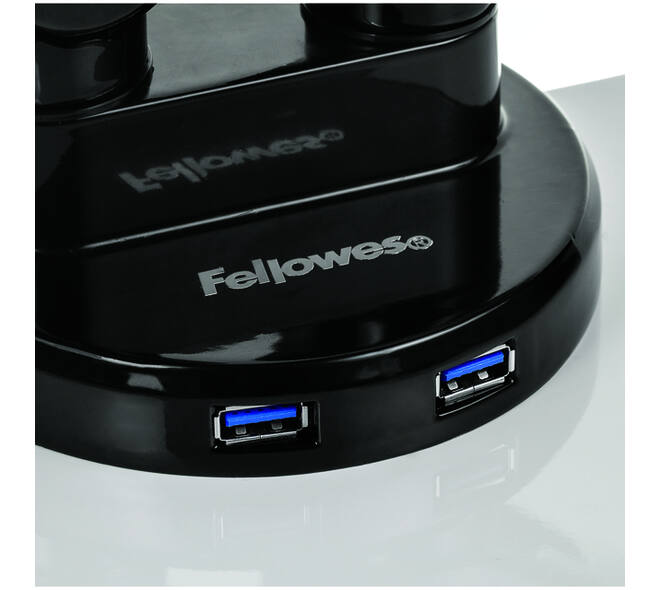Monitorarm Fellowes Platinum Series driedubbel horizontaal