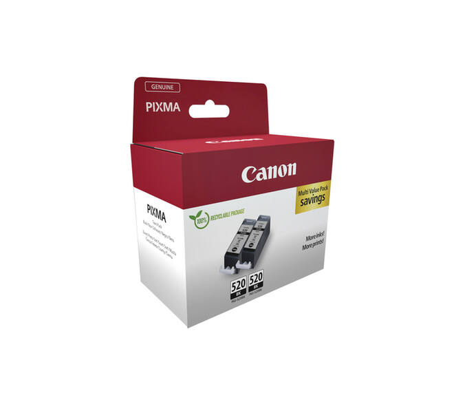 Inktcartridge Canon PGI-520 zwart 2x